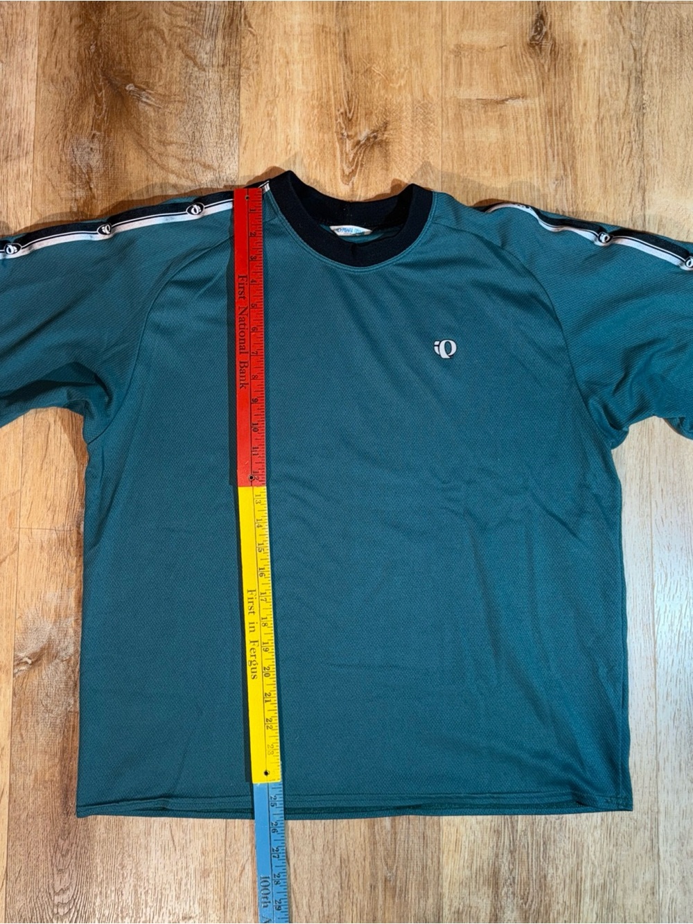 Pearl Izumi Shirt Men Preshrunk M Green Short Sleeve Cycling Train Bike Marathon - Picture 2 of 3
